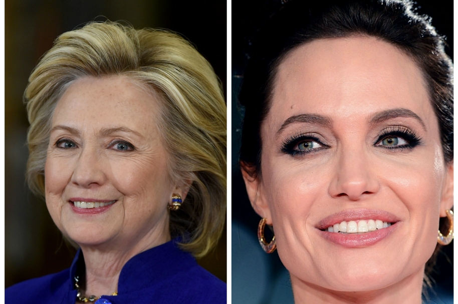 Hillary Clinton y Angelina Jolie