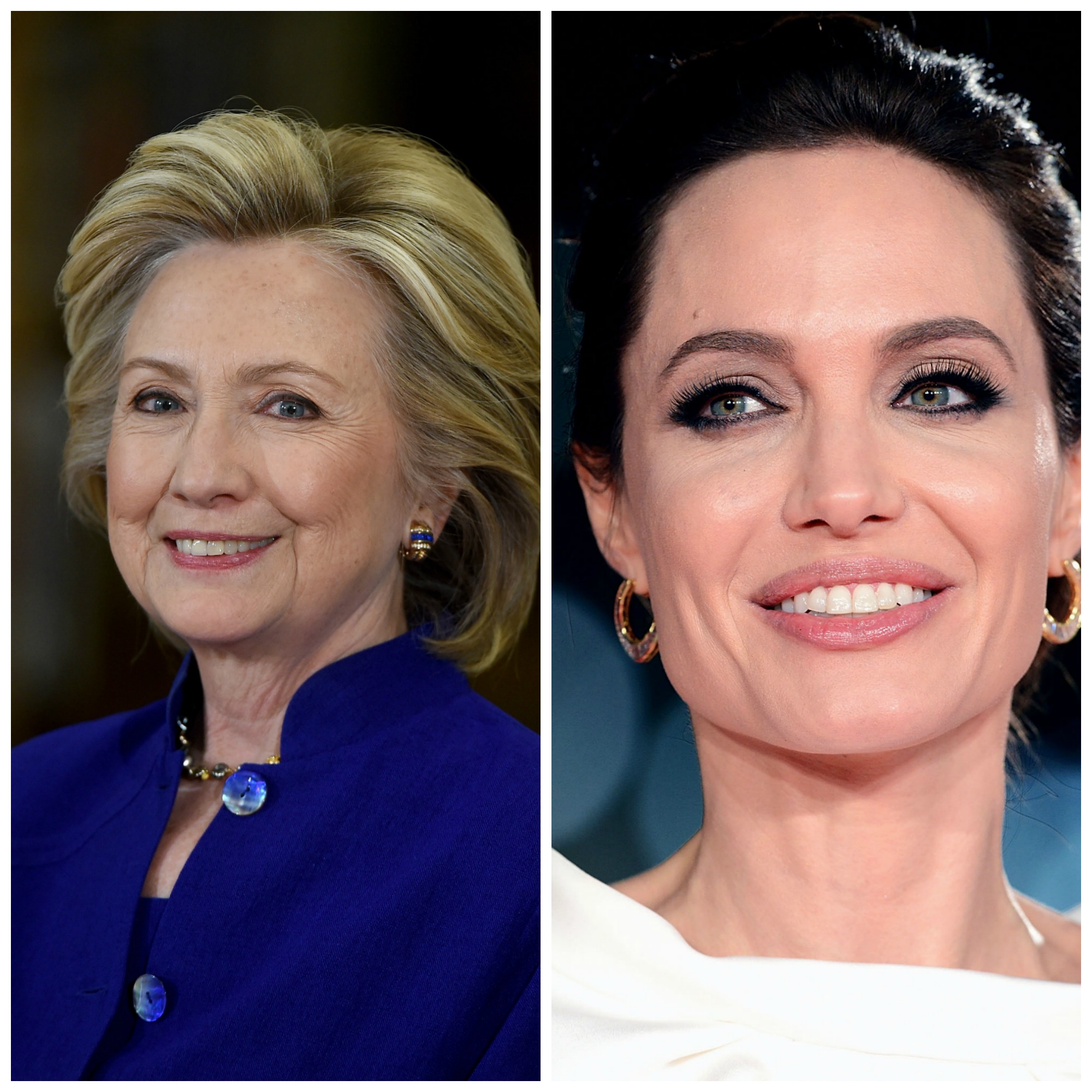 Hillary Clinton y Angelina Jolie