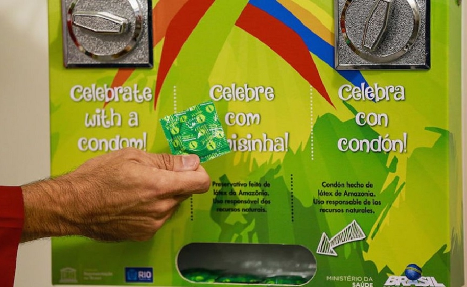 Condones en Villa Olímpica