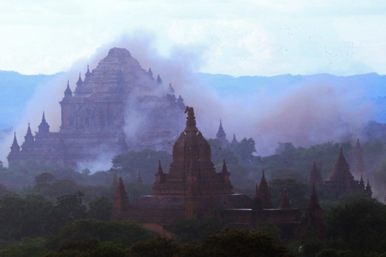 Un seísmo de 6,8 grados sacudió Birmania y destruó al menos 230 templos. Pulzo.com