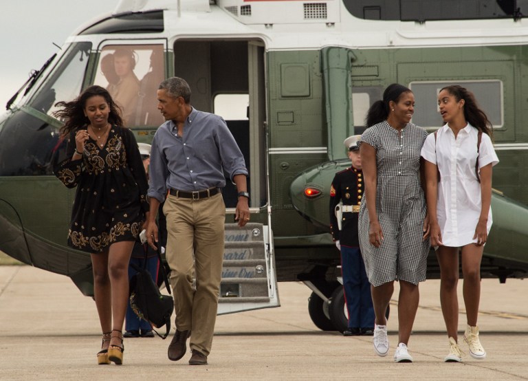 La familia Obama de regreso a Washington. Pulzo.com