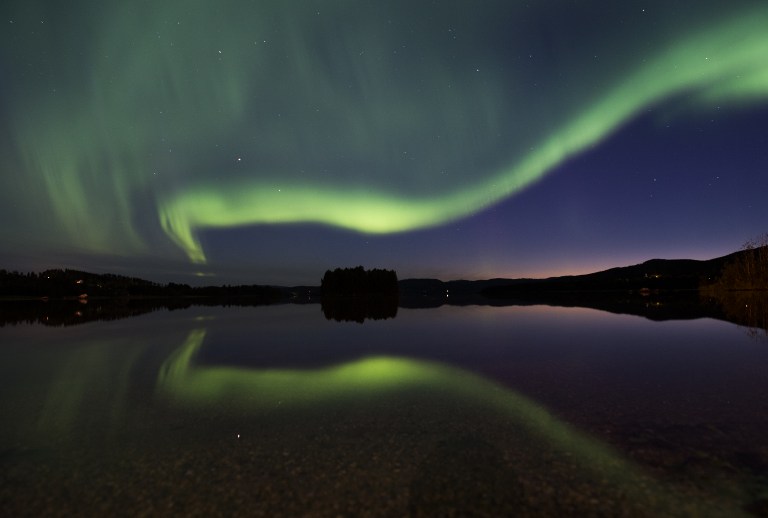 Aurora boreal en Suecia. Pulzo.com
