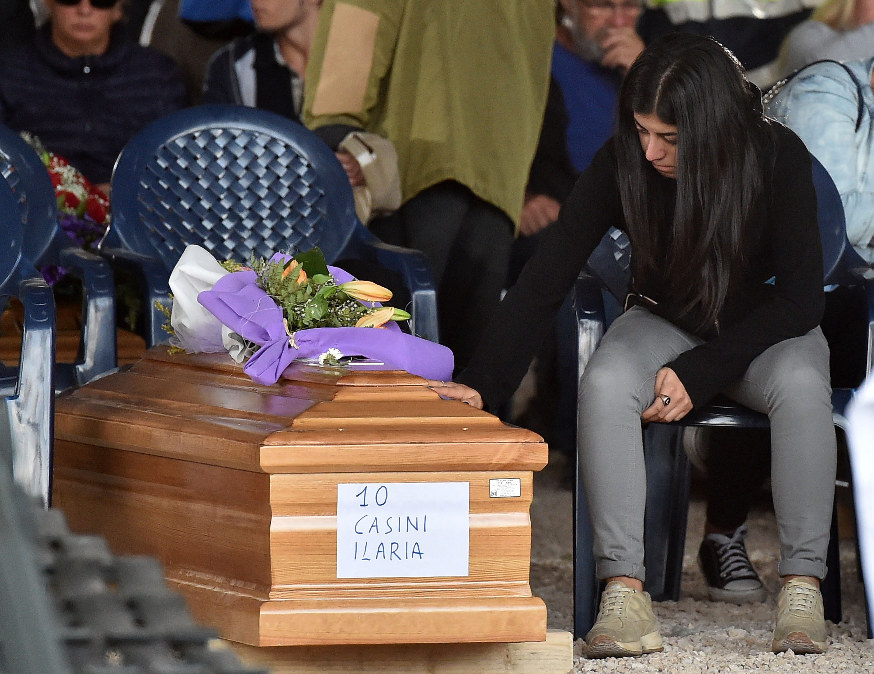 Funeral Held In Amatrice For Earthquake Victims