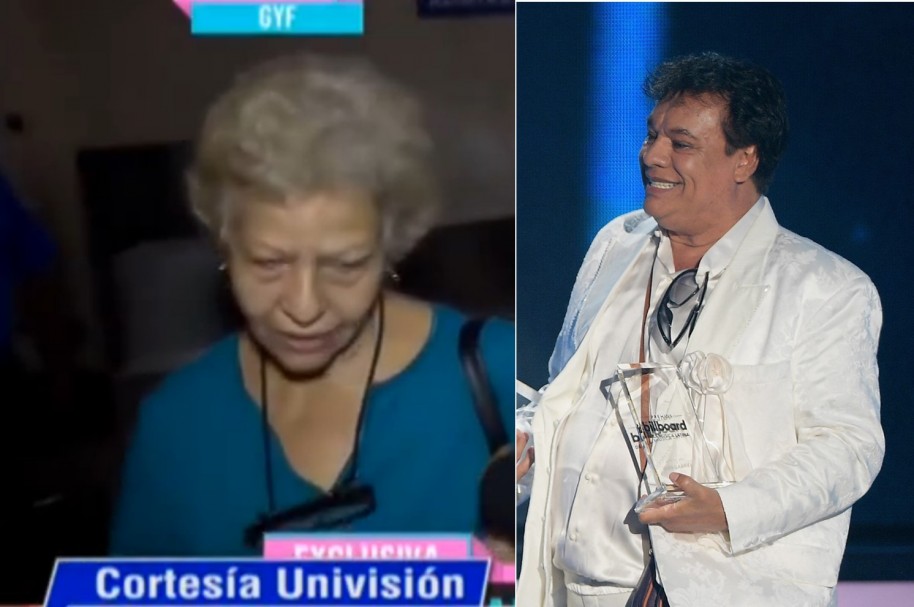 Laura Salas y Juan Gabriel.