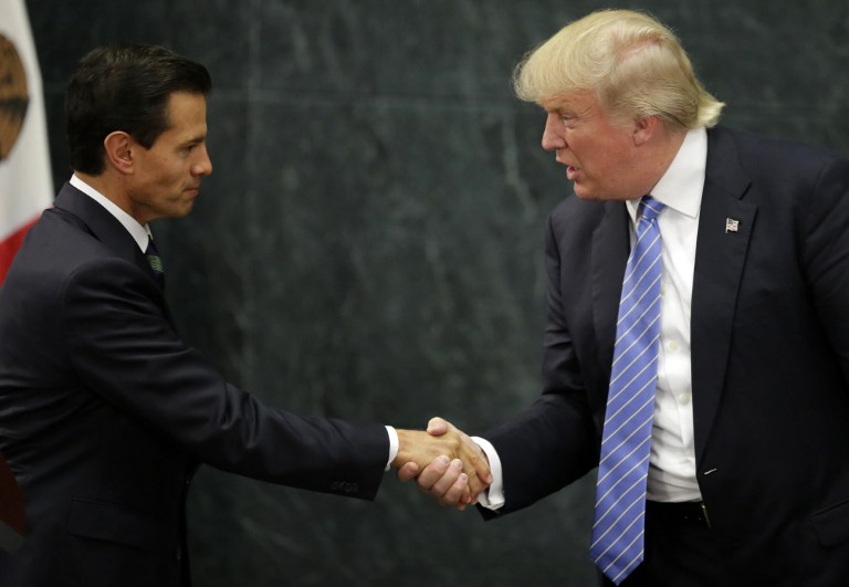 Reunión entre Peña Nieto y Trump. Pulzo.com
