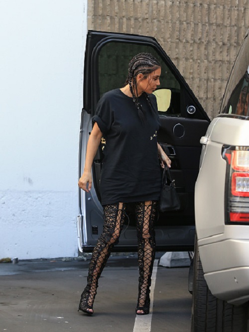 LOS ANGELES, CA - AUGUST 04: Kim Kardashian is seen on August 04, 2016 in Los Angeles, California. (Photo by BG001/Bauer-Griffin/GC Images)