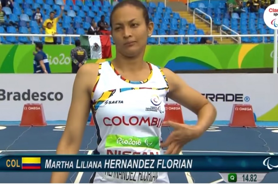 Martha Hernandez atletismo (categoría T36)