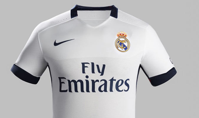 Camiseta del Real Madrid si la fabricara Nike