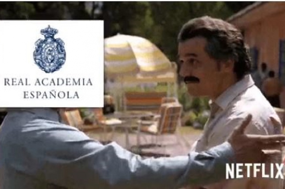 Real Academia Española y Netflix aclaran madrazo de Pablo Escobar