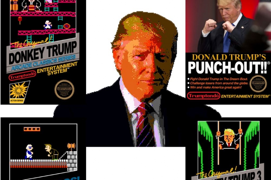 Juegos del personaje villano de Donald Trump.