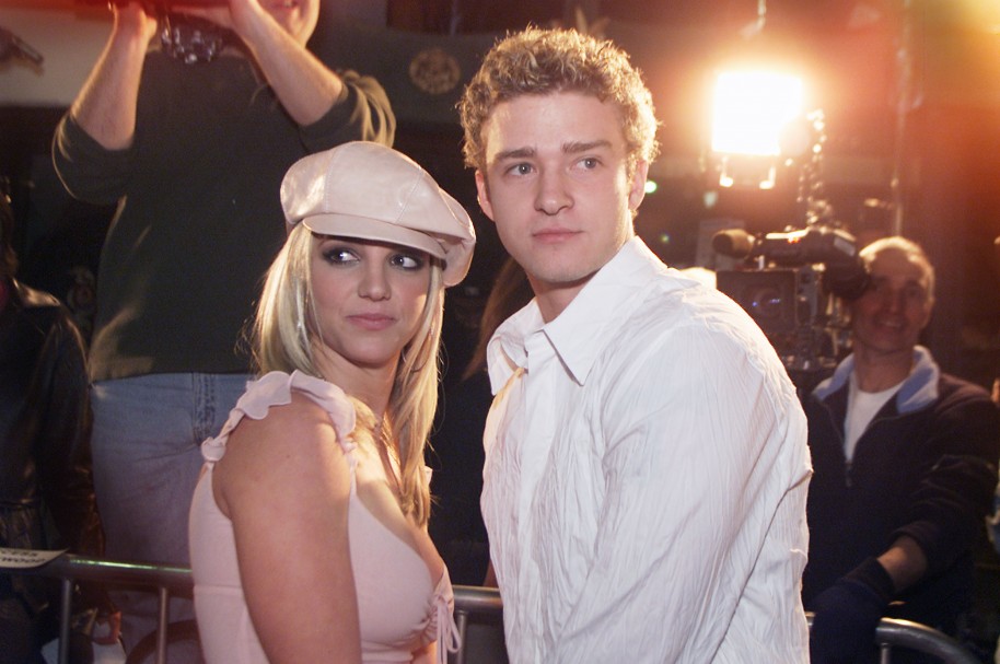 Britney Spears y Justin Timberlake en el 2002