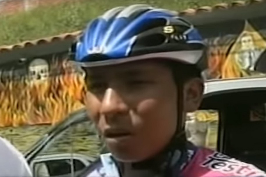 Nairo Quintana en sus primeros años como ciclista