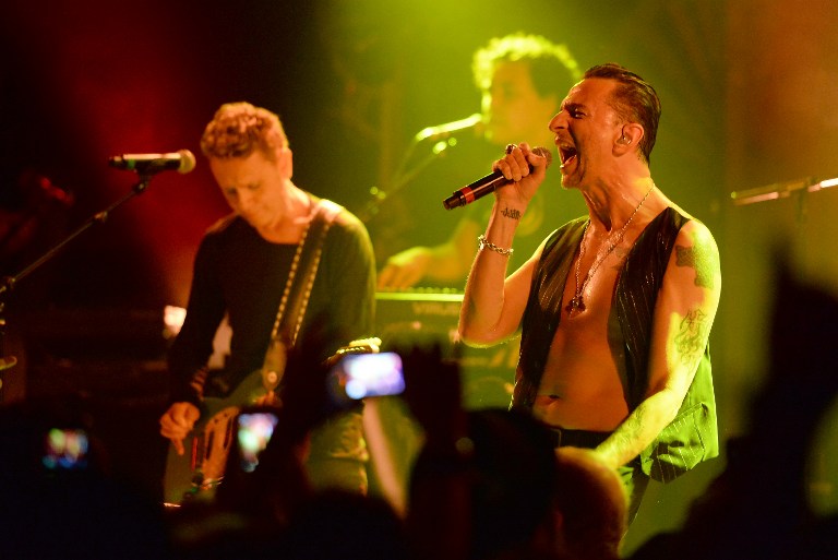 Depeche Mode en concierto.