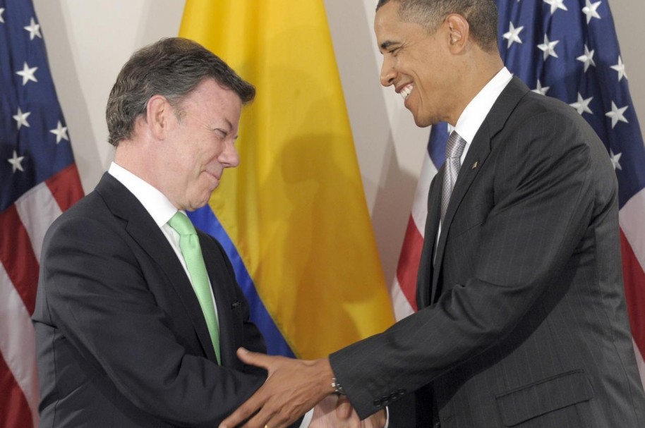 Juan Manuel Santos y Barack Obama -. Pulzo.com