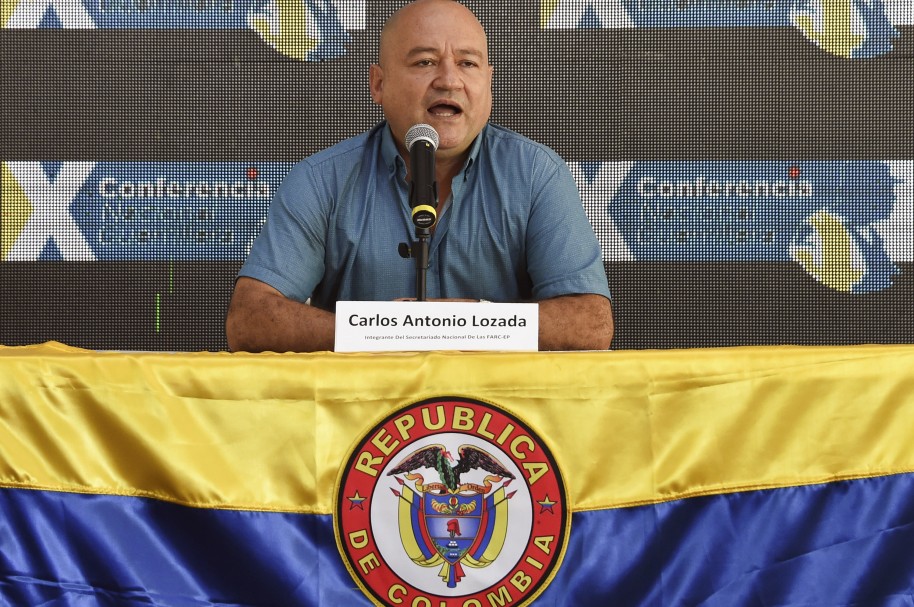 COLOMBIA-PEACE-FARC-GUERRILLA-CONFERENCE-LOZADA