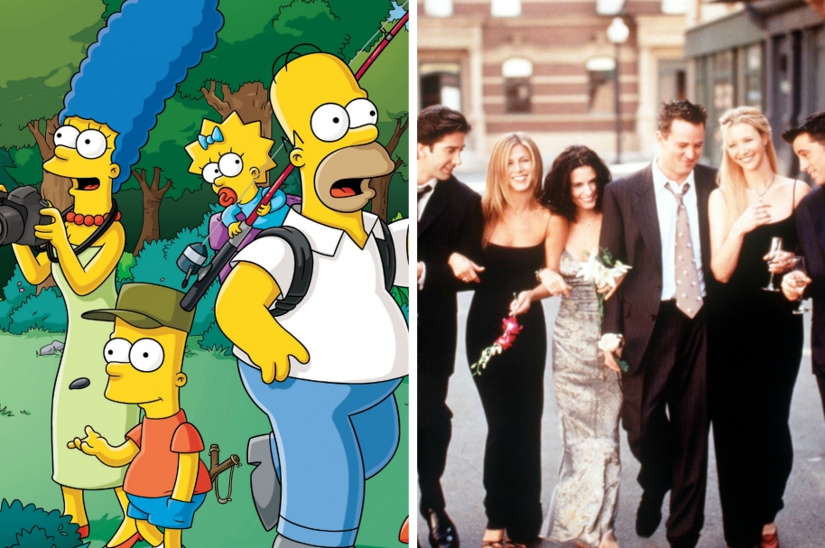 The Simpsons y Friends