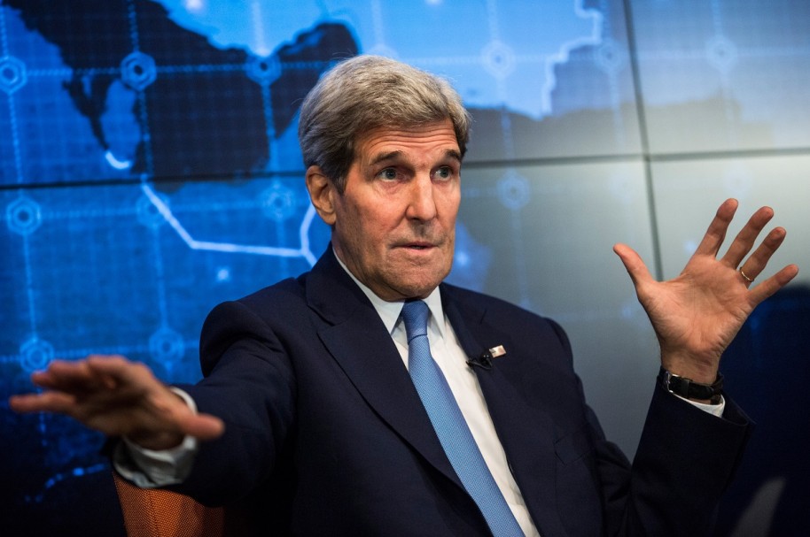 Secretary Of State John Kerry Discusses Iran Deal In New York