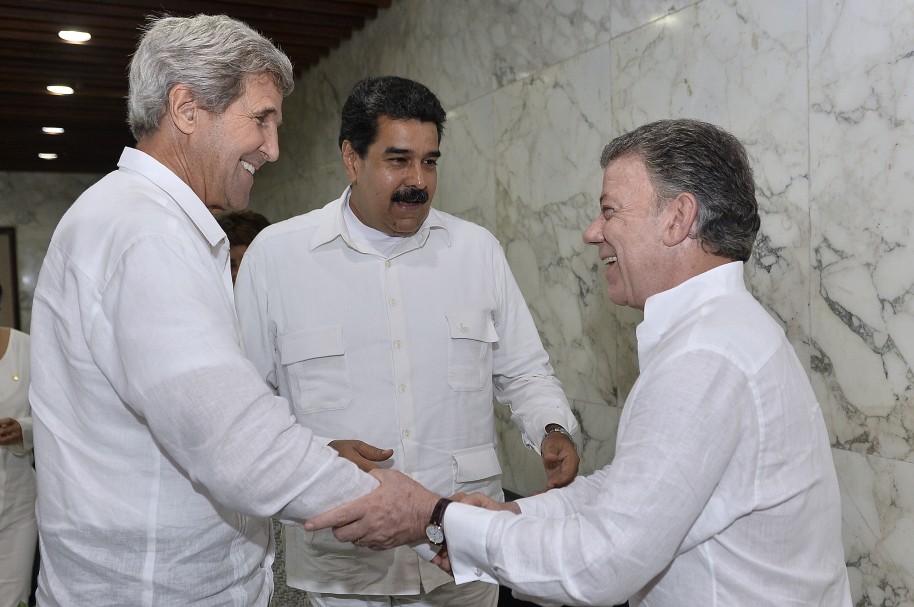 Maduro y Kerry se reunieron en Cartagena - Pulzo.com