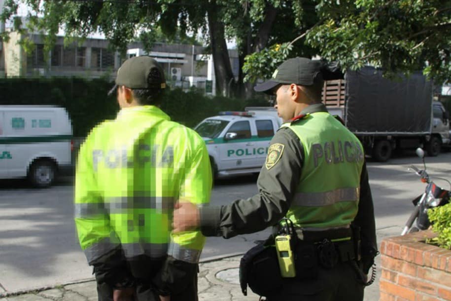 Foto ilustrativa de policía