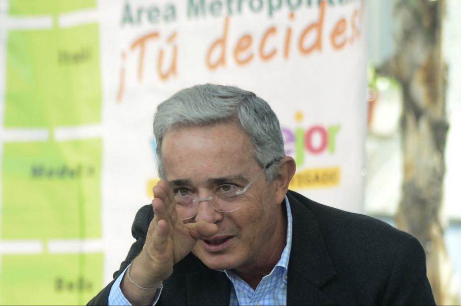Álvaro Uribe y su negativa al acuerdo de paz.