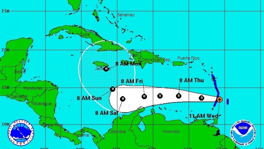 Tormenta Matthew se acercará a la costa Caribe