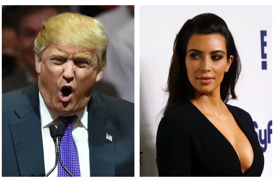 Donald Trump y Kim Kardashian