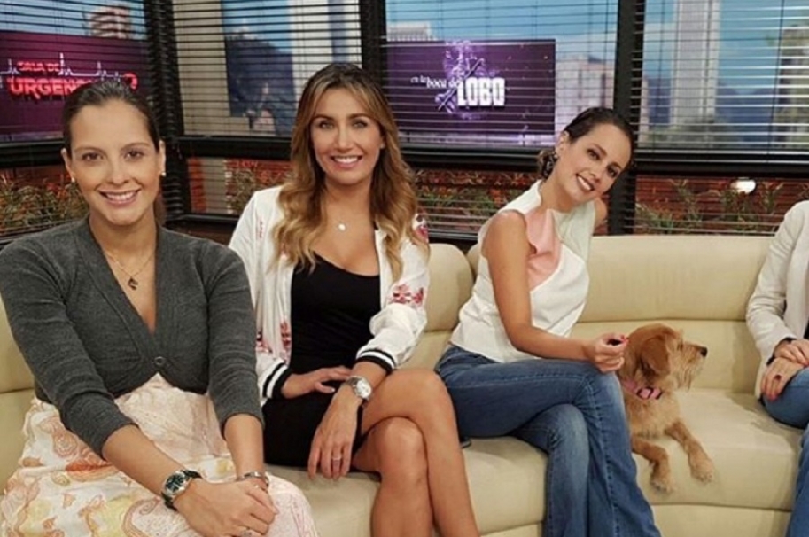 Las presentadoras de 'Muy buenos días' Laura Acuña, Adriana Betancur y Milena López