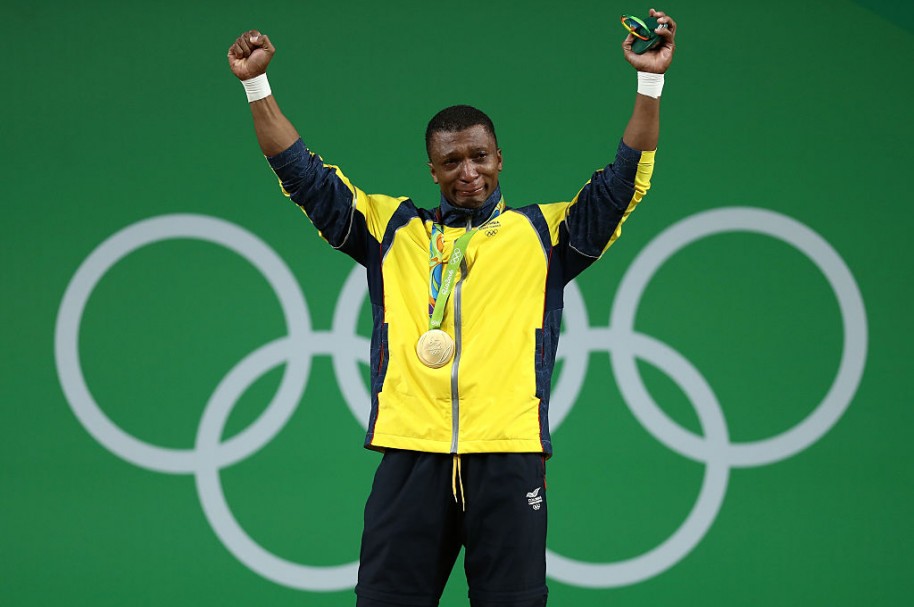 Óscar Figueroa, oro olímpico en pesas