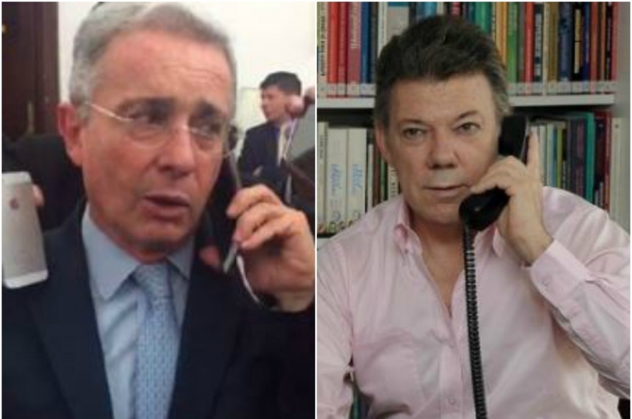Uribe concreta cita con Santos