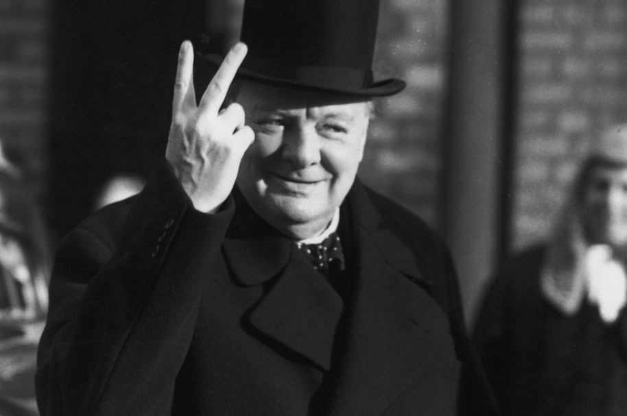 Winston Churchill, primer ministro del Reino Unido de 1940 a 1950 y de 1951 a 1955