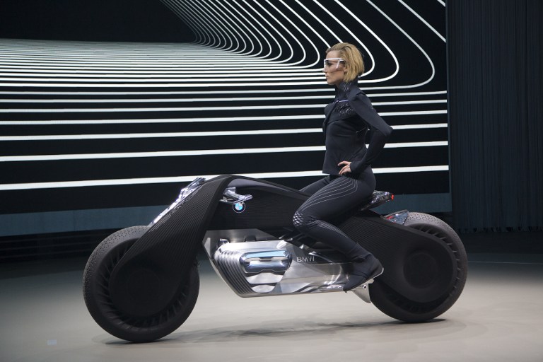 Moto del futuro presentada por BMW.
