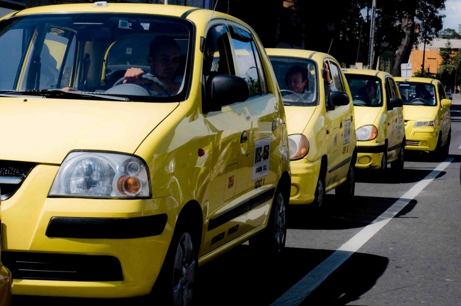 Taxis Bogotá ilustración