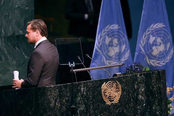 Leonardo DiCaprio en la ONU