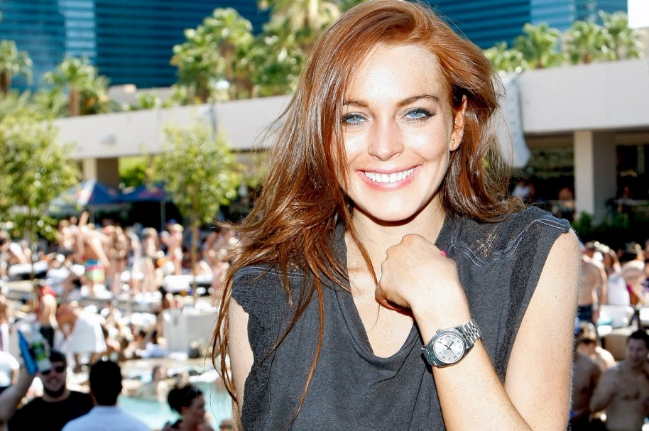 Lindsay Lohan, cantante y actriz estadounidense.