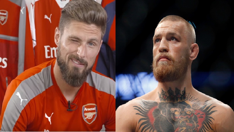 Oliver Giroud le gustaría pelear contra Connor McGregor