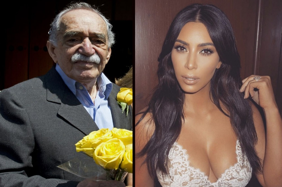 Gabriel García Márquez y Kim Kardashian.