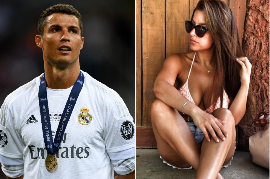 Cristiano Ronaldo, futbolista portugués del Real Madrid, y su community manager, Marisa Mendes.