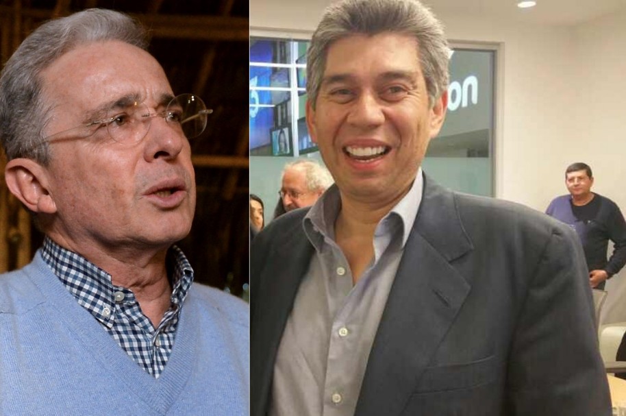 Álvaro Uribe y Daniel Coronell