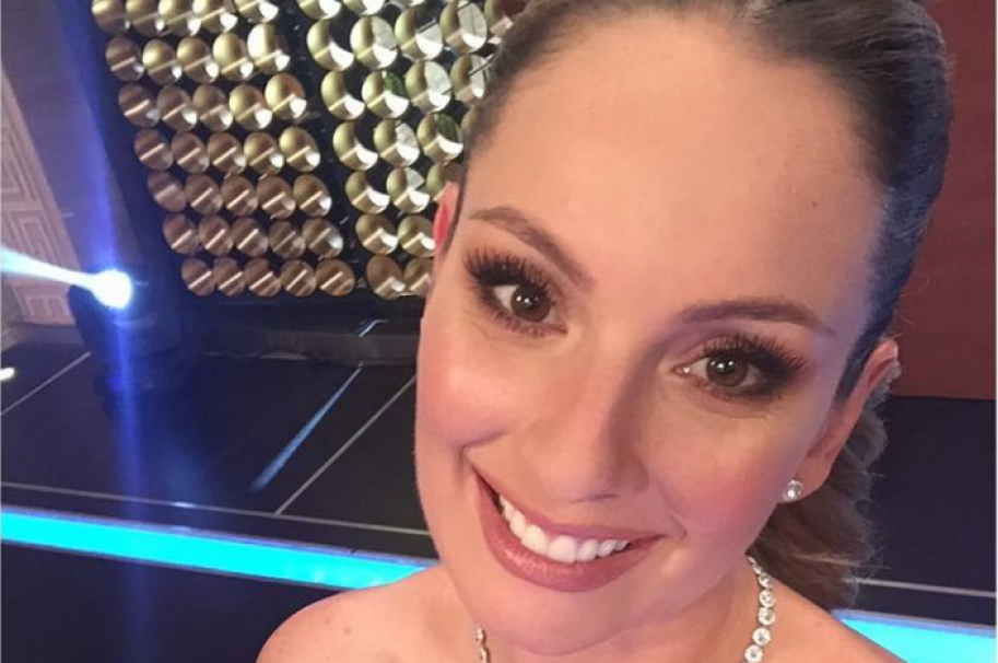 Claudia Bahamón, presentadora. Claudia Bahamón, presentadora.