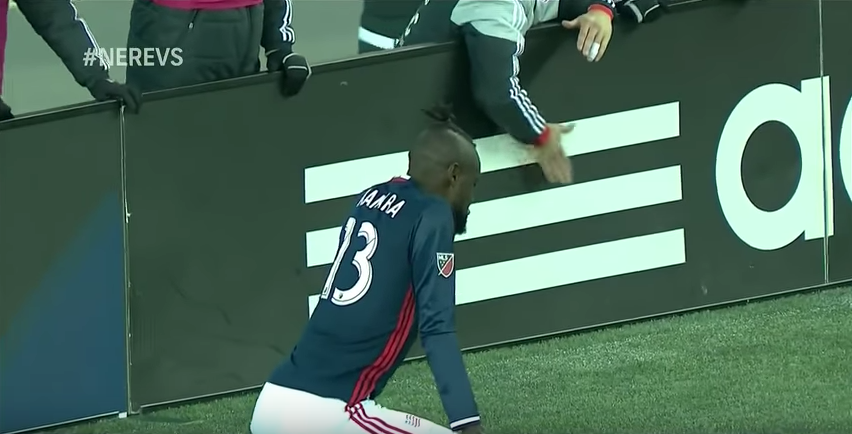 Kei Kamara hizo 'twerking' en partido de la MLS. Pulzo.com