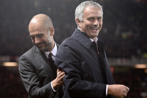 Josep Guardiola y José Mourinho