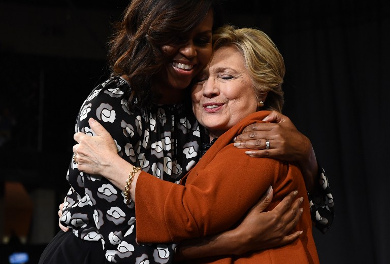 Michelle Obama y Hillary Clinton. Pulzo.com