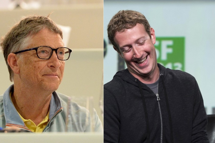 Bill Gates y Mark Zuckerberg