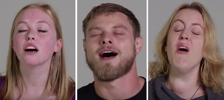 Caras del orgasmo. Caras del orgasmo.