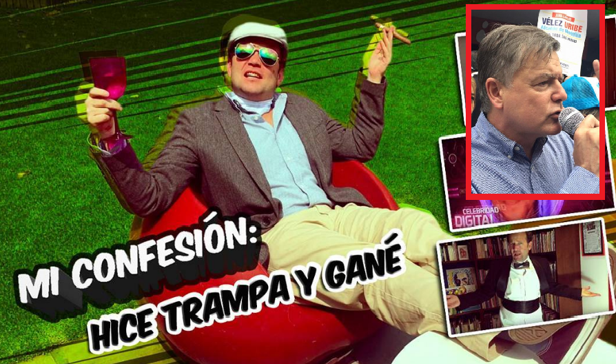 Daniel Samper, 'youtuber' de 'Hola soy Dani' y Juan Carlos Vélez Uribe, promotor uribista del 'No'.