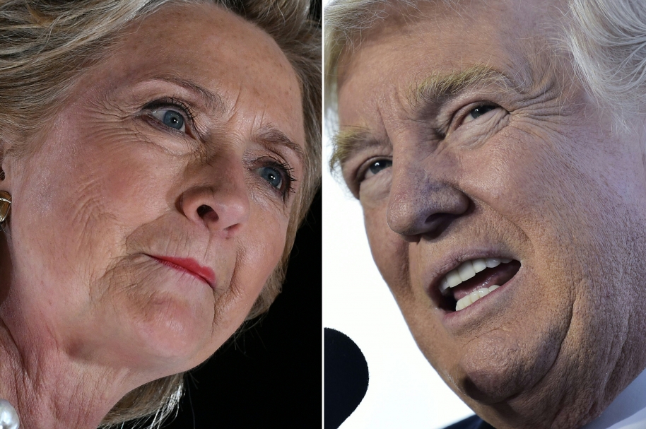 Hillary Clinton y Donald Trump, cara a cara