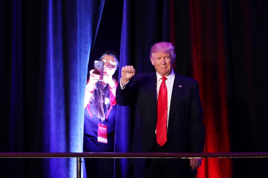 Donald Trump hace su discurso en Nueva York Donald Trump hace su discurso en Nueva York