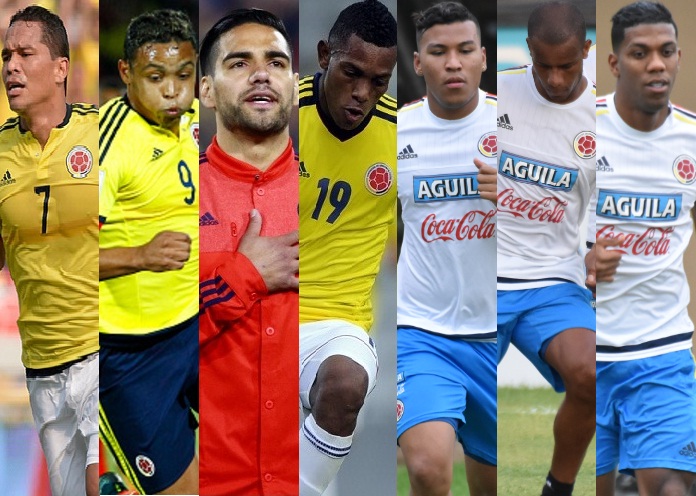 Delanteros Selección Colombia