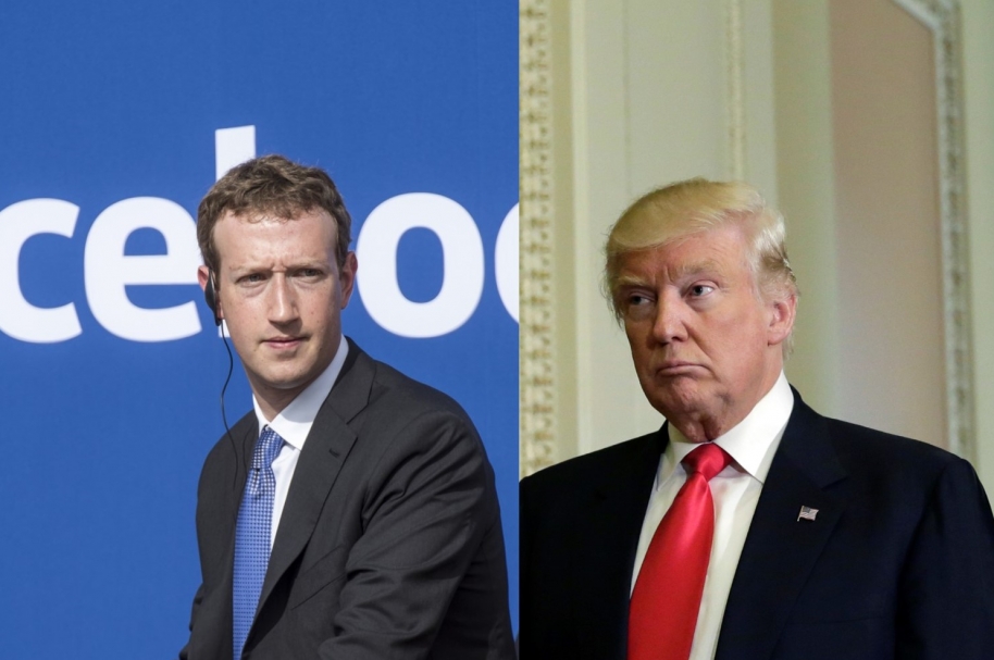 Zuckerberg y Trump