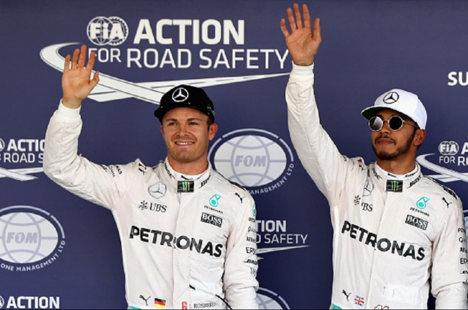 Rosberg Hamilton